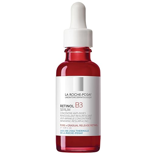 La Roche-Posay Pure Retinol Face Serum with Vitamin B3, Anti Aging Face Serum for Lines, Wrinkles & Premature Sun Damage to Resurface & Hydrate, Suitable for Sensitive Skin, 1.0 Fl. Oz/30ml