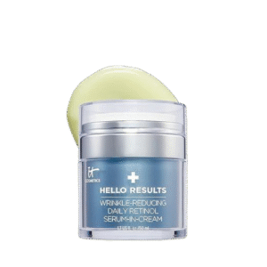 IT Cosmetics Hello Results Wrinkle-Reducing Daily Retinol Serum-in-Cream - Firming & Anti-Aging Retinol Face Cream with Niacinamide, Vitamin B5 & Vitamin E 50ml/ 1.7 fl oz