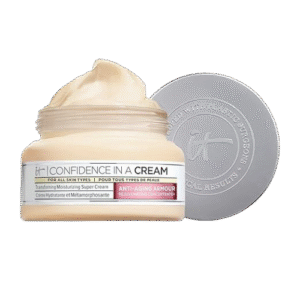 IT Cosmetics Confidence in a Cream - Hydrating & Anti Aging Face Moisturizer, Visibly Reduces Fine Lines, Wrinkles & Signs of Aging, Repairs Skin Barrier, With Squalane & Ceramides, For All Skin Types 2 US fl oz/ 60ml