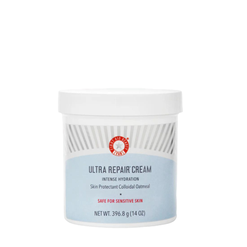 First Aid Beauty - Ultra Repair Cream, Intense Hydration Whipped Colloidal Oatmeal, Clinically Proven to Strengthen Skin Barrier in 7 Days & Helps Relieve Eczema, Luxury Face & Body Moisturizer, 14 fl oz/ 396.8g