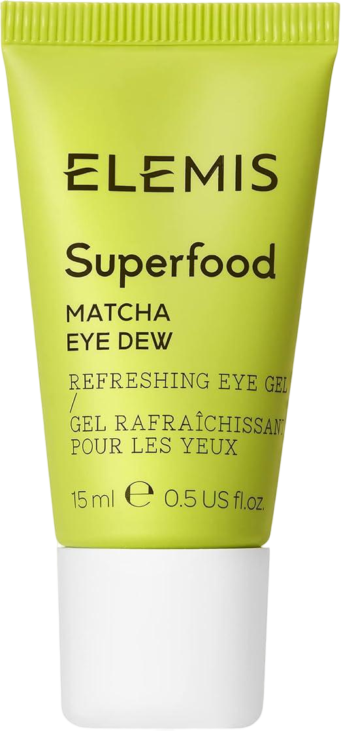 ELEMIS Superfood Matcha Eye Dew, Refreshing Eye Gel Immediately Quenches and Hydrates the Eye Area, Matcha-Infused Cooling Gel, Reduces Puffiness and Boosts Brightness, Wake up Lacklustre Skin, 15ml/ 0.5 fl oz