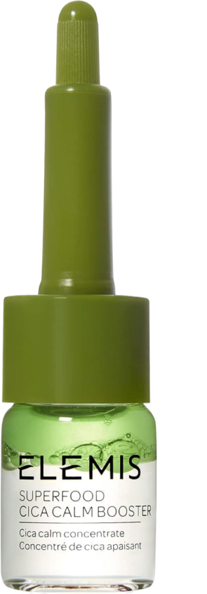 ELEMIS Superfood Cica Calm Booster, Concentrated Multi-Vitamin to Improve Look of Skin's Texture & Minimise Appearance of Pores, Holds a Balancing Prebiotic for a Nourishing and Hydrating Boost, 9ml/ 0.3 fl oz