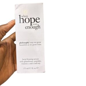 Philosophy When Hope Is Not Enough Facial Firming Serum