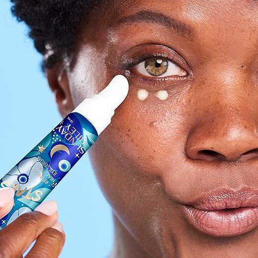 Sunday Riley 5 Stars Retinol + Niacinamide Anti Aging Eye Serum Dark Circles and Wrinkle Eye Cream 15ml/ 0.5 fl oz