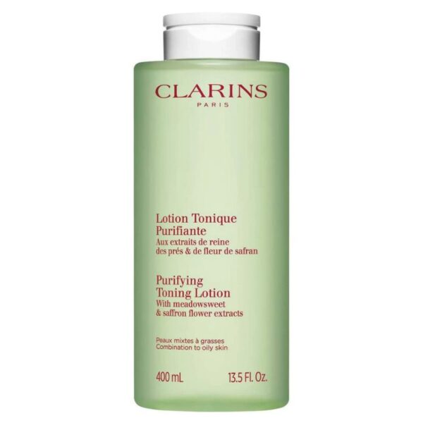 Clarins Purifying Toning Lotion with Meadowsweet & Saffron Flower Extracts