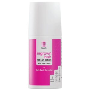 touch Ingrown Hair Roll-On Lotion with AHA & BHA + Dark Spot Corrector