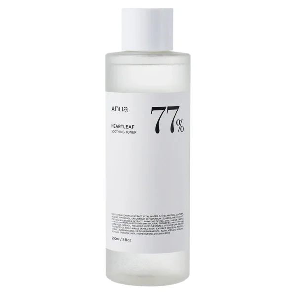 Anua Heartleaf 77 Soothing Toner I pH 5.5 Trouble Care, Calming Skin, Refreshing, Hydrating, Purifying, Cruelty Free, Vegan,(40ml)