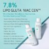 APLB Glutathione Niacinamide Cleansing Water | LIPO GLUTA NIAC CEN™ 7.8% 5.41 FL.OZ/Korean Skincare, Makeup remover for sensitive skin, Deep Hydration, Pore care 160ML