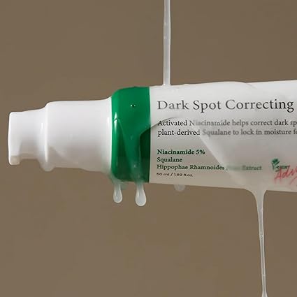 Dark Spot Correcting Glow Serum with 5% & Rice Bran | Firming & Moisturizing Face Serum for Uneven Skin Tone | Vegan & Cruelty-Free Korean Skin Care | 50ml / 1.69 fl. oz.