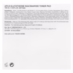 Aplb, Glutathione Niacinamide, Toner Pad, 60 Pads 100Ml