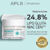 APLB Glutathione Niacinamide Facial Cream | LIPO GLUTA NIAC CEN™ 24.8% 1.86 FL.OZ/Korean Skincare, Deep hydration, Niacinamide, Improve skin elasticity, Improve 55ML