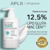 APLB Glutathione Niacinamide Body Lotion | LIPO GLUTA NIAC CEN™ 12.5% 10.14 FL.OZ/Korean Skincare, Long lasting hydration, Revitalize for gentle and improve skin texture 300ML