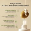 AXIS-Y Complete No-Stress Physical Sunscreen V3 - SPF 50 Mineral Sunscreen with 2% Niacinamide, Zinc Oxide Sunblock for Broad Spectrum Sun Care - Vegan Korean Skin Care -1.69 fl. oz. 50ML