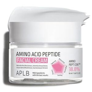 APLB Amino Acid Peptide Facial Cream | AMINO PEPT CEN™ 38.8% 1.86 FL.OZ/Korean Skincare, Moisturize, Wrinkle Care, Elasticity care, Revitalize for gentle and improve skin texture 55ML