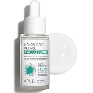APLB Mandelic Acid Retinol Ampoule Serum | MANDEL RETIN CEN™ 34.0% 1.35 FL.OZ/Korean Skincare, Acne care, Exfoliant, Wrinkle care, Revitalize for gentle and improve skin texture 40ML