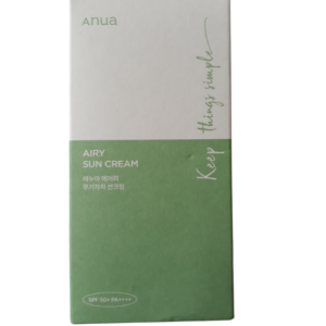 Anua Airy Sun Cream Spf 50+, 50Ml, 1.69 Oz