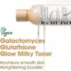 SOME BY MI Galactomyces Glutathione Glow Milky Toner - 6.76Oz, 200ml - Hydrating & Brightening Korean Milky and Rice Toner with Glutathione & Vitamin C for Smooth, Radiant Skin - Korean Skin Care