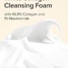 Mary&May White Collagen Cleansing Foam - Deep Cleansing, Hydrating Formula for Firm and Radiant Skin with Niacinamide - Korean Skincare, EWG Green Grade, Hypoallergenic, 5.07 fl.oz. 150ML