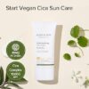 [Mary&May] CICA Soothing Sun Cream SPF50+ PA++++ 1.69 Fl Oz / 50ml | Light Absorption, Non-Sticky SPF, Hydration, No White Cast, Cica Facial, Daily care | Cruelty Free, Vegan 50ML