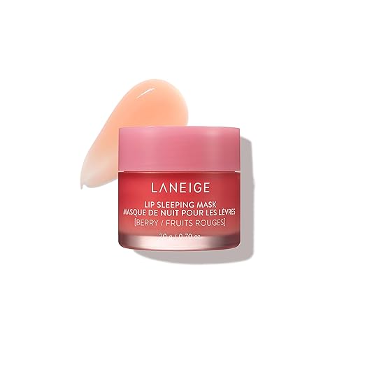 2X LANEIGE Lip Sleeping Mask: Nourish, Hydrate, Vitamin C, Murumuru & Shea Butter, Antioxidants, Flaky, Dry Lips 20G