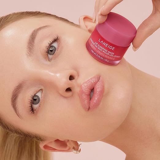 2XX LANEIGE Lip Sleeping Mask: Nourish, Hydrate, Vitamin C, Murumuru & Shea Butter, Antioxidants, Flaky, Dry Lips 20G