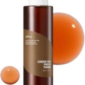 Isntree Green Tea Fresh Toner 200Ml, 6.76 Fl.oz | Korean Skincare | Toner For Oily Skin | Sebum Control | Hydrating And Refreshing