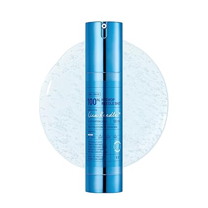 2j VT COSMETICS Hydrop Reedle Shot 100hL, Hyaluronic Acid Microneedling Serum, Intensive Hydrating & Moisturizing Exosome, Soft & Glass Skin, Korean Skin Booster1.69 Fl Oz.(50ml)