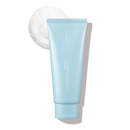 2l LANEIGE Water Bank Cleansing Foam: Hyaluronic Acid, Papain, Visibly Smooth and Soften