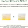 mixsoon Bean Toner Pad,Moisturizing, Elasticity,Exfoliation, Bean Extracts, Cotton Pad (280ml/9.46fl.oz/70 Sheets)