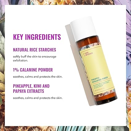Good Molecules Pineapple Exfoliating Powder - Exfoliating Face Scrub with Natural Enzymes, Gentle Alcohol-Free Facial Cleanser, Skin Care for Face 60