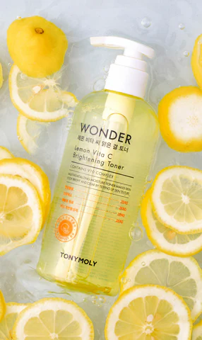 TONYMOLY WONDER LEMON VITA C BRIGHTENING TONER 300ML/ 10.14 FL. OZ