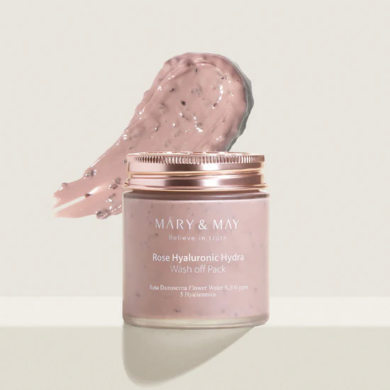3qq mary and may vegan rose hyaluronic mask special set 125g