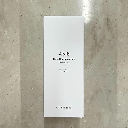 3ww Abib Heartleaf Essence Calming Pump 1.69 fl oz / 50ml I Essence for Face, Soothing, Hydrating