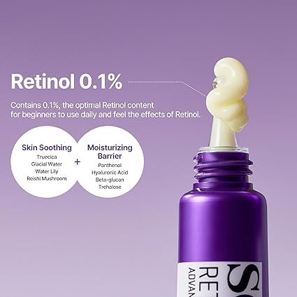 SOME BY MI Retinol Intense Advanced Triple Action Eye Cream – 1.01Oz, 30ml – Korean Retinol Under Eye Cream Anti Aging for Fine Lines – Brightens Dark Circles & Smooths Skin Texture – Korean Skin Car