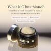 medicube AGE-R Glutathione Glow Capsule Facial Cream - Instant Lifting Moisturizer - Collagen Peptide For Hydrating Glow - Improve Blemishes, Uneven Skin Tone - Korean Skin Care 1.69 fl.oz 50ml