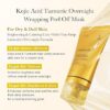 medicube Kojic Acid Turmeric Overnight Wrapping Peel Off Mask – Brightens & Defends Against Skin Stress for a Clear, Glowing Complexion, Korean Skincare, 2.53 fl. oz. 75ml