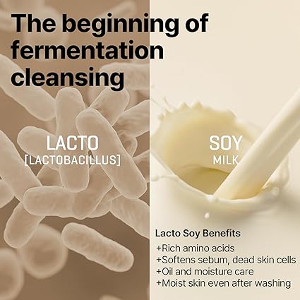 SOME BY MI Lacto Soy Mild Peeling Bubble Cleanser - 6.08Oz, 180ml - Daily Vegan Blackhead Removing Korean Face Wash for Skin Texture Care - Deeply Cleanses Sebum and Dead Skin Cells - Korean Skin Care