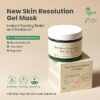 AXIS-Y New Skin Resolution Gel Mask Mugwort with 2% Niacinamide - Spot Treatment for Face, Barrier Repair & Brightening - Vegan Korean Skin Care Face Mask - 100ML  3.38 fl. oz.
