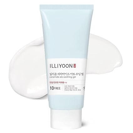 5X Illiyoon Ceramide Ato Soothing Gel - Vegan Facial Moisturizer for All Skin types, 5.9 Fl Oz (175ml)