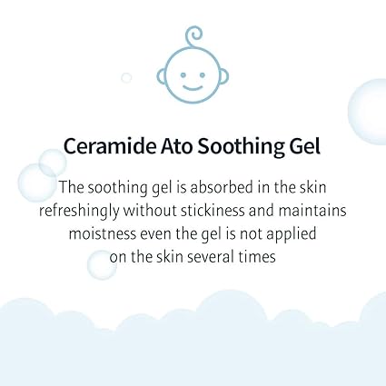 5XXX Illiyoon Ceramide Ato Soothing Gel - Vegan Facial Moisturizer for All Skin types, 5.9 Fl Oz (175ml)