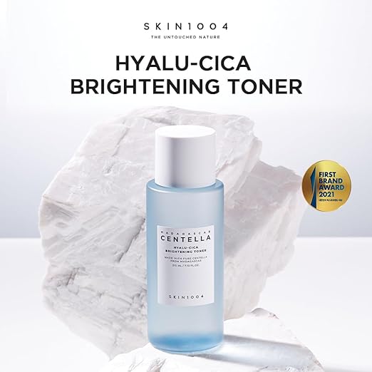 SKIN1004 Hyalu-CICA Brightening Toner 7.10 fl.oz(210ml) | Hyaluronic Acid CICA Niacinamide | Hydrating and Refreshing Multi-Care Solutions