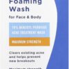 PanOxyl 10% Acne Foaming Wash 5.5 Ounce (Pack of 1)156g