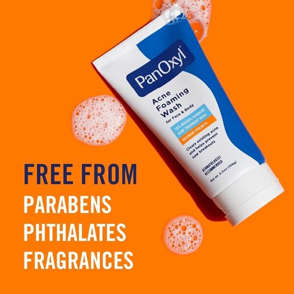 PanOxyl 10% Acne Foaming Wash 5.5 Ounce (Pack of 1)156g