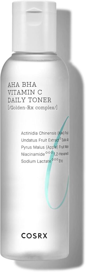 COSRX ABC Daily Toner, Korean Toner for Day & Night with AHA, BHA, & Vitamin C, Refreshing Exfoliating Toner for Clean Radiant Skin, Korean Skin Care, 150ml, 5.07 fl.oz