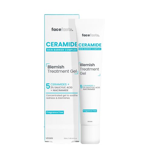 Facefacts Ceramide Blemish Treatment Gel 5 Ceramide + Salicylic Acid + Niacinamide 50ML/1.69FL OZ