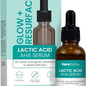 Face Facts Facefacts Glow + Resurface Lactic Acid AHA Serum 30ml
