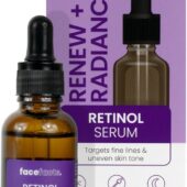 Face Facts Renewing Facial Night Serum | Retinol | Targets Fine Lines &Amp; Uneven Skin Tone | 30Ml