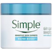 Simple Water Boost Skin Quench, Sleeping Cream, 1.7 Fl Oz 50Ml