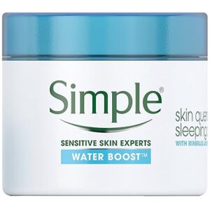 Simple Water Boost Skin Quench, Sleeping Cream, 1.7 Fl Oz 50ML