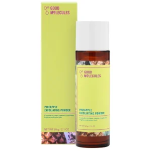 Good Molecules Pineapple Exfoliating Powder - Exfoliating Face Scrub with Natural Enzymes, Gentle Alcohol-Free Facial Cleanser, Skin Care for Face 60